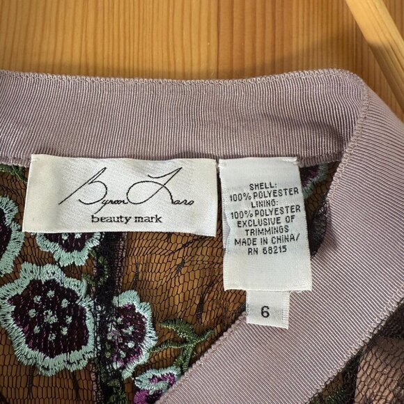 Byron Lars Cassie Floral Mixed Pattern Midi Dress Boho Fairy 6 - Picture 4 of 12